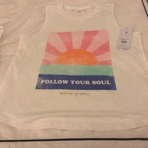NWT Spiritual Gangster Size Small Follow Your Soul Muscle Tank